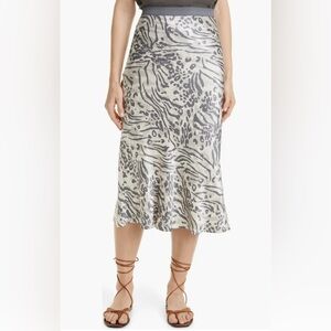 Rails Berlin Animal Print Midi Skirt